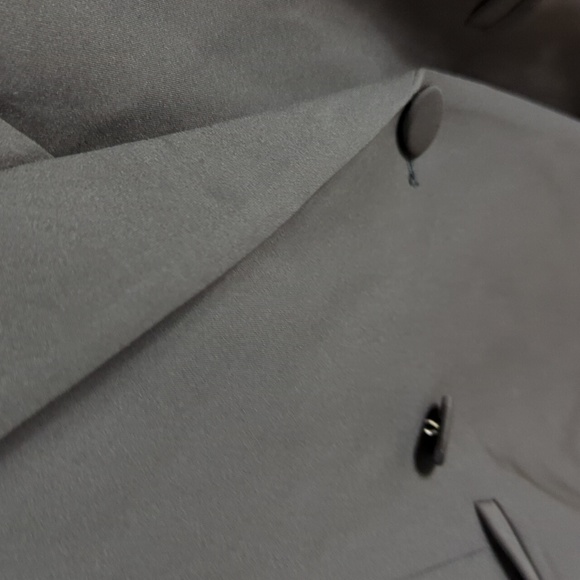 GOOD AMERICAN The Scuba Blazer 2.0 Womens XL Black Coat Blazer - Picture 5 of 14